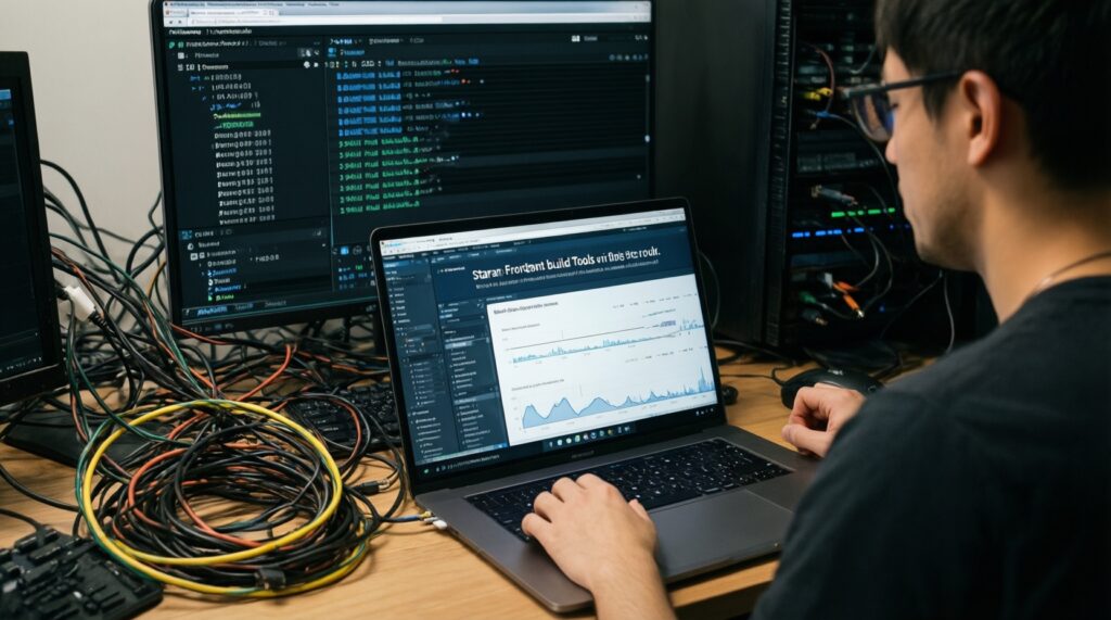 Сборка фронтенда в 2026: Vite/Webpack/Rollup - что выбрать и почему - иллюстрация